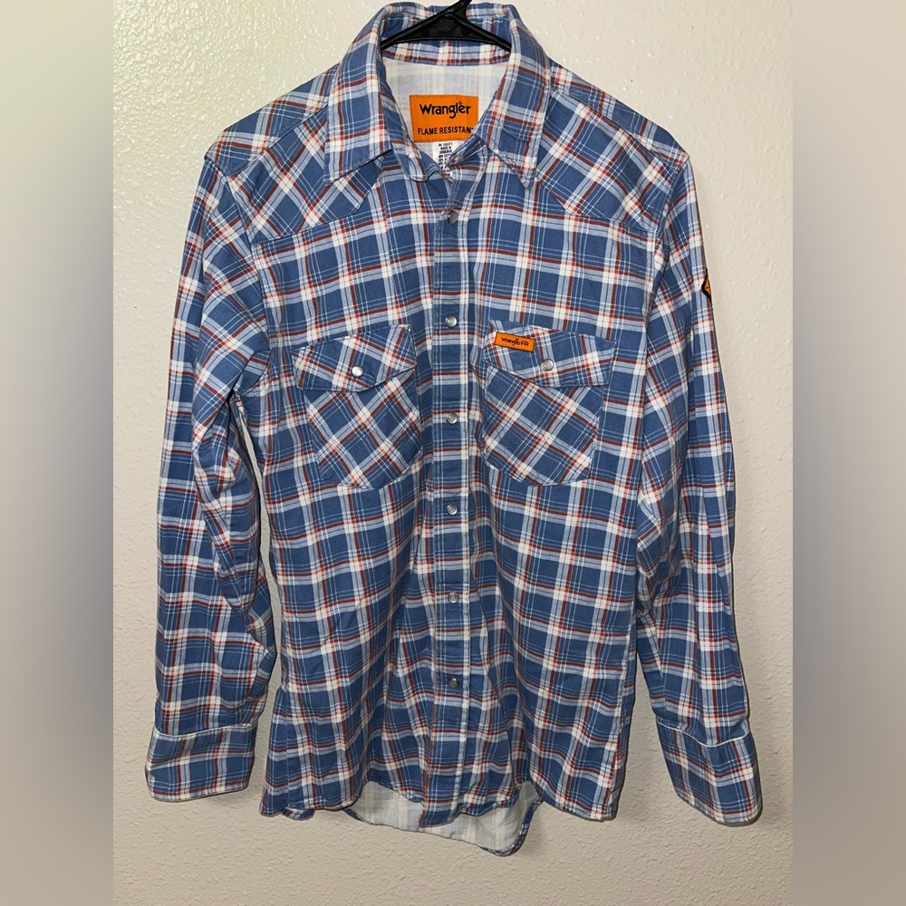 Wrangler FR Pearl-snap Button Up Shirt